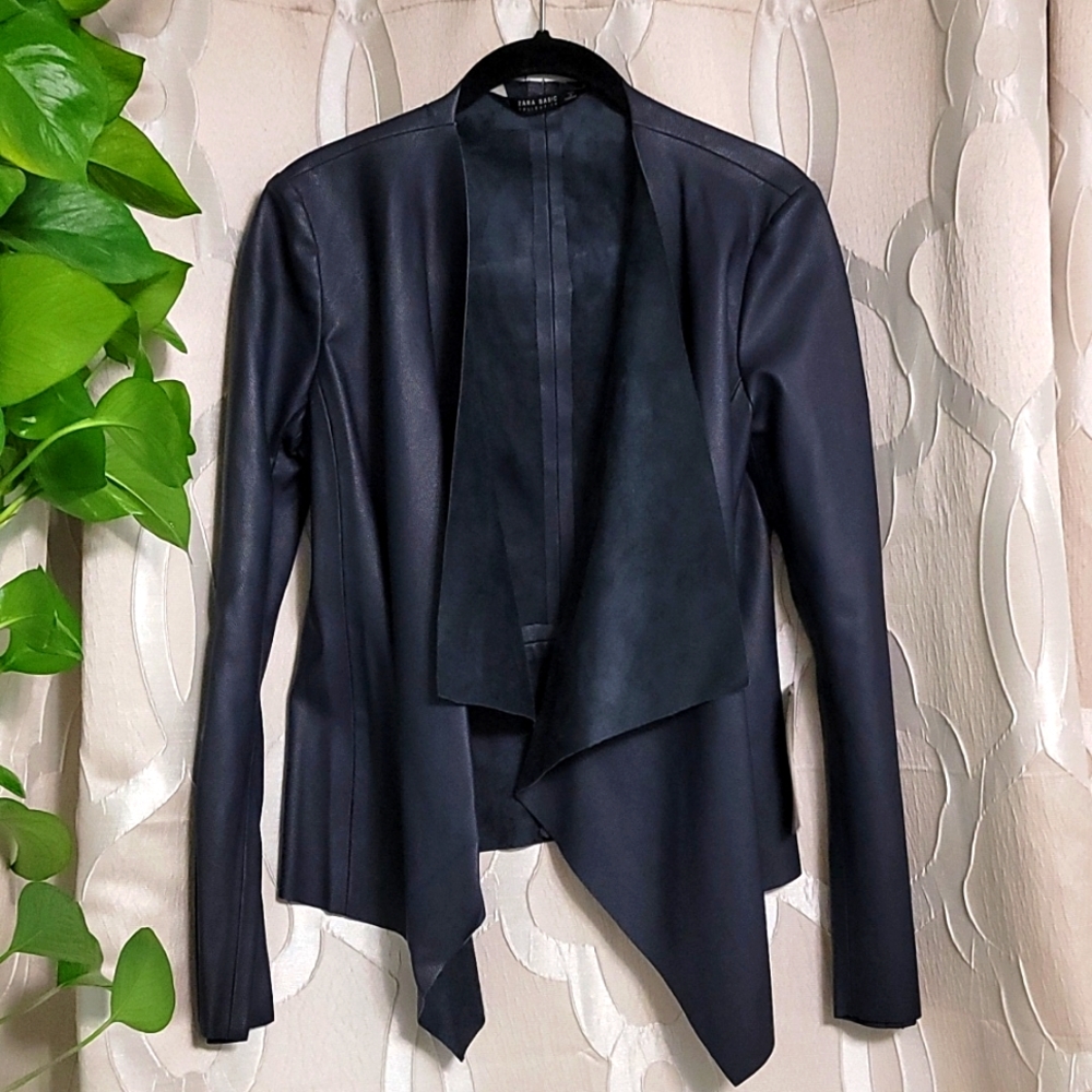 ZARA Faux Leather Jacket Size XS